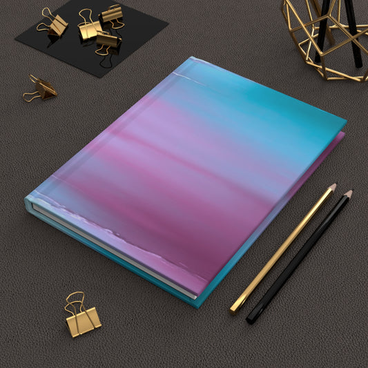 Wine Sea Blue Fog 5.75" x 8" Hardcover Journal Matte with 150 lined pages
