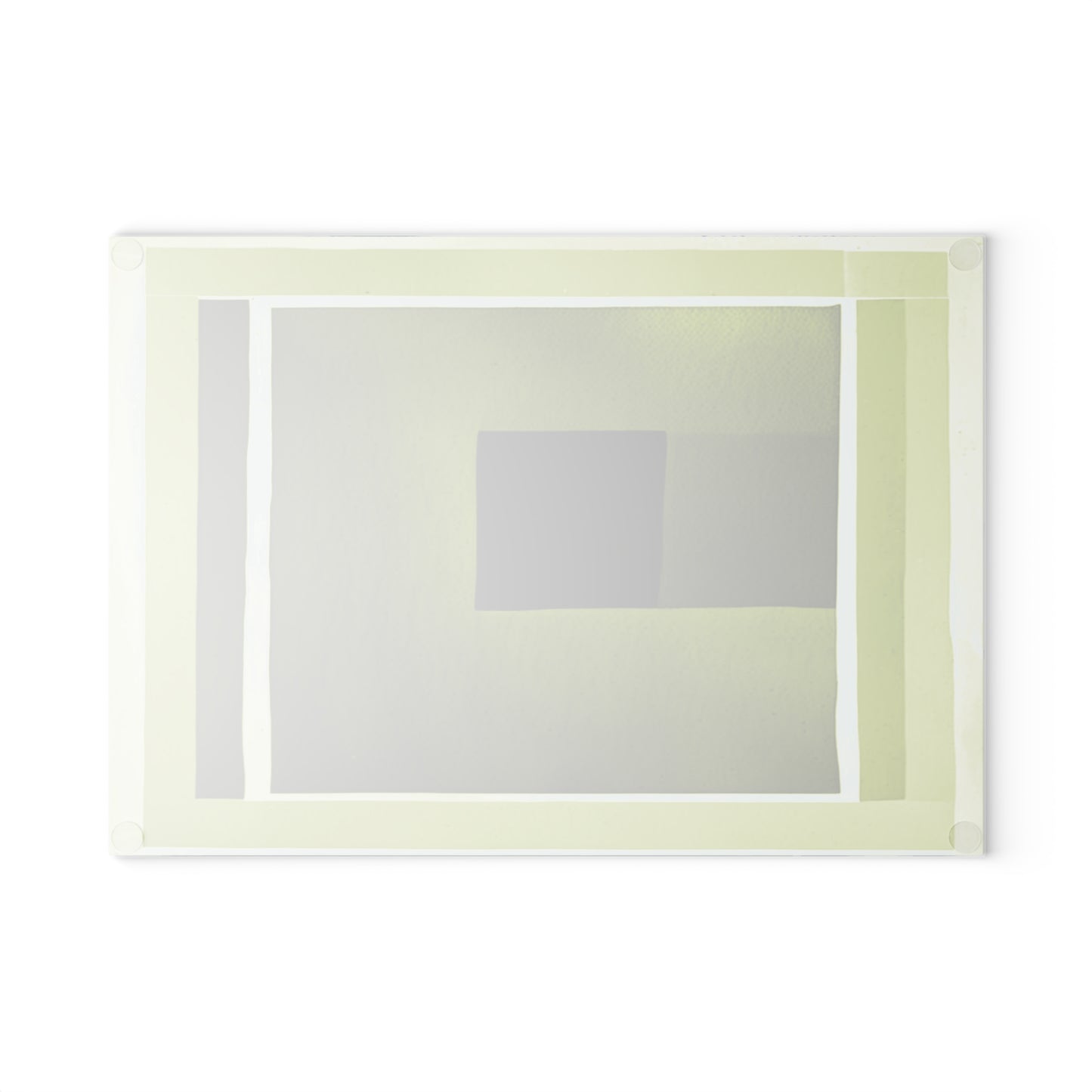 Lemongrass Shadow 8" x 11" Glass Cutting Board
