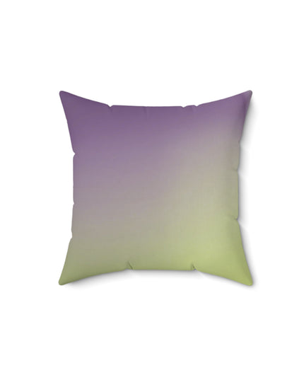 Purple Golden Fade 14" x 14" Faux Suede Square Pillow