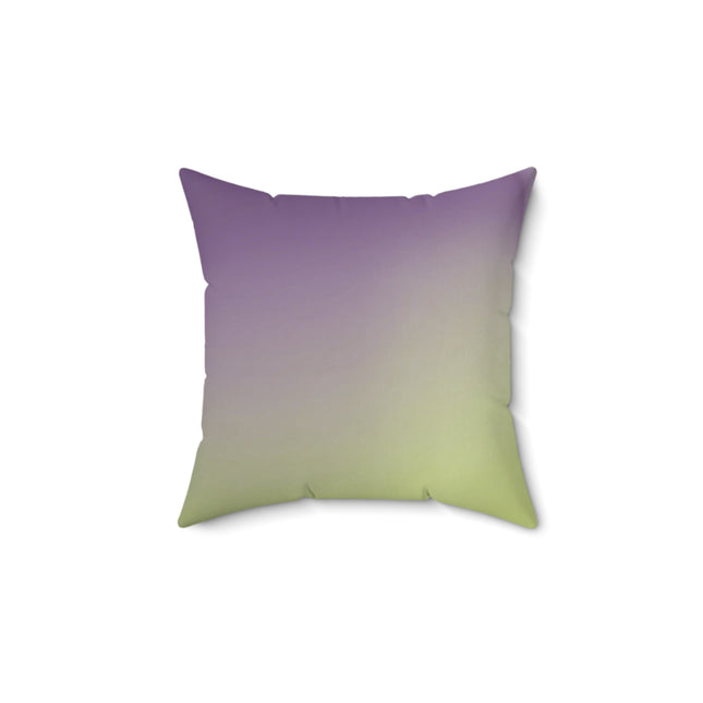 Purple Golden Fade 14" x 14" Faux Suede Square Pillow