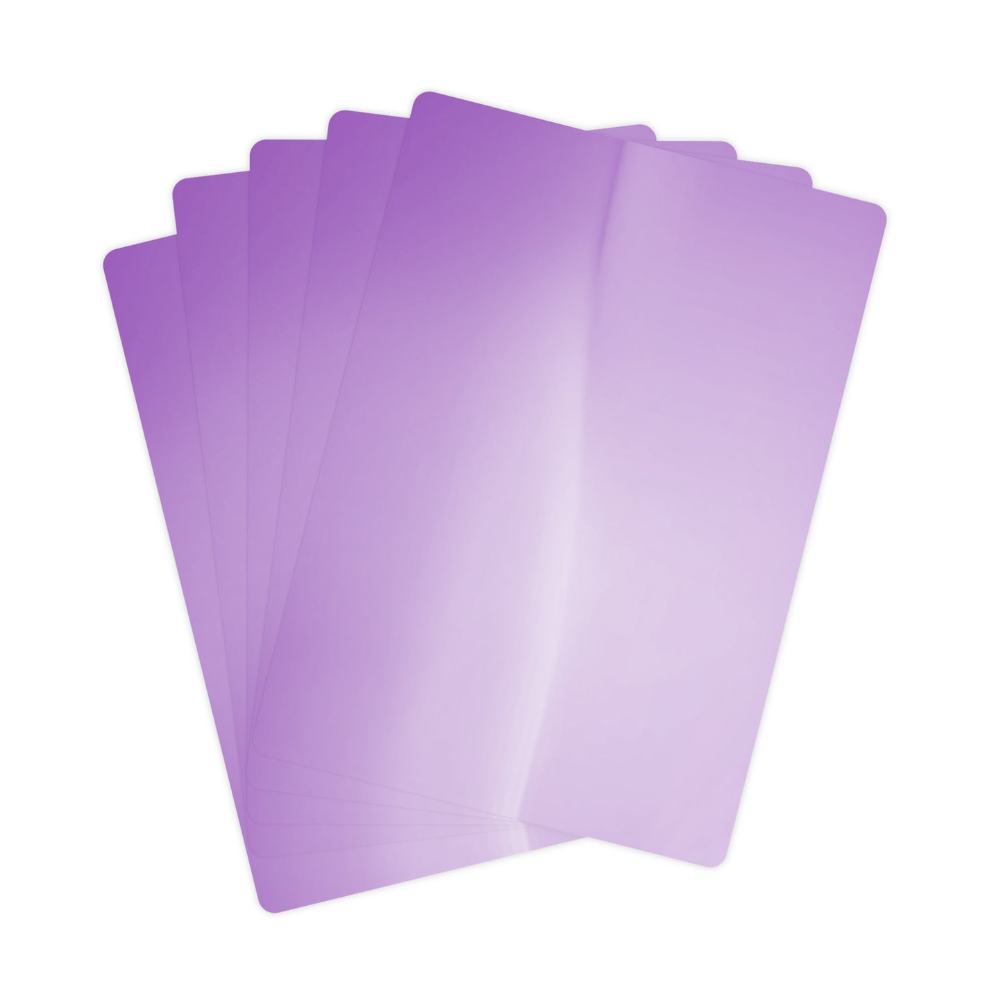 Soft Lavender Fade Poker Cards