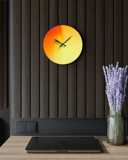 Phoenix Fade Acrylic Wall Clock, Round or Square, 10.75" x 10.75"