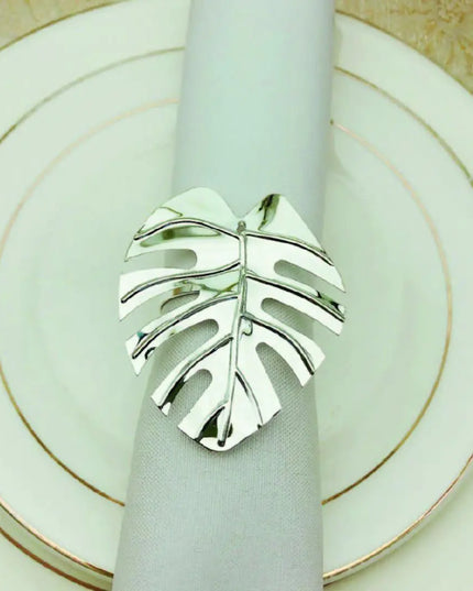 Leaf Napkin Ring Set of 6