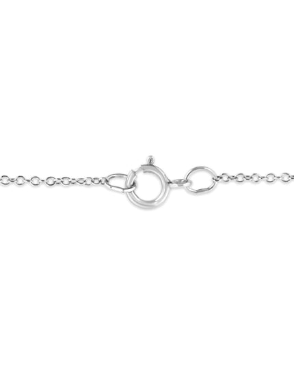 .925 Sterling Silver Prong-Set Diamond Accent Bold Cross 18" Pendant Necklace (I-J Color, I1-I2 Clarity)