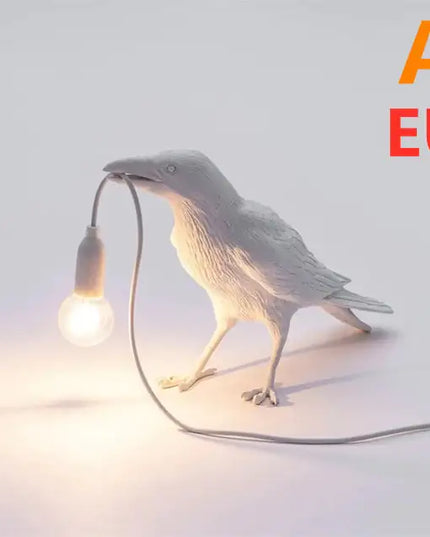 Resin Bird Wall Lamp Decoration