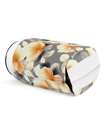 Soft Blossom Floral Bunch 12 oz Can Cooler Sleeve