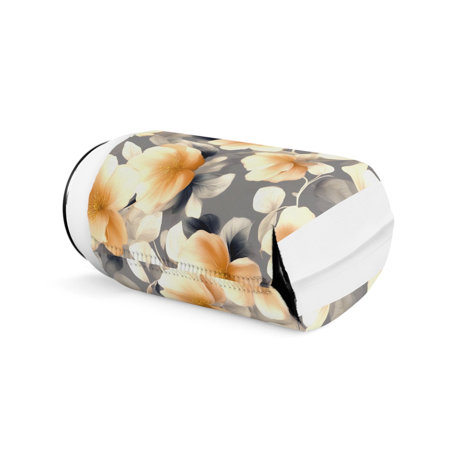 Soft Blossom Floral Bunch 12 oz Can Cooler Sleeve