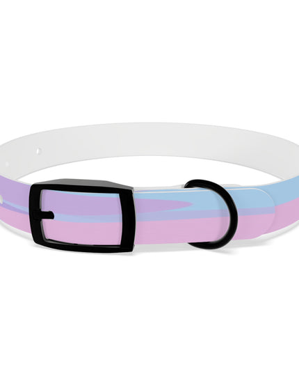 Pastel Purple and Mauve Patches Small Dog Collar