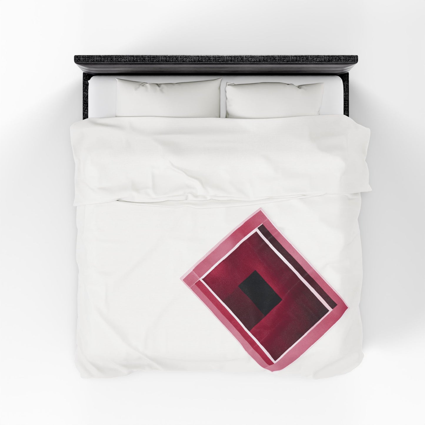Red Shadow Velveteen Plush Blanket, 30" x 40"