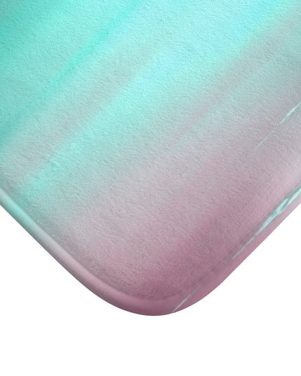 Green Sea Lavender Fog 24" x 17" Bath Mat