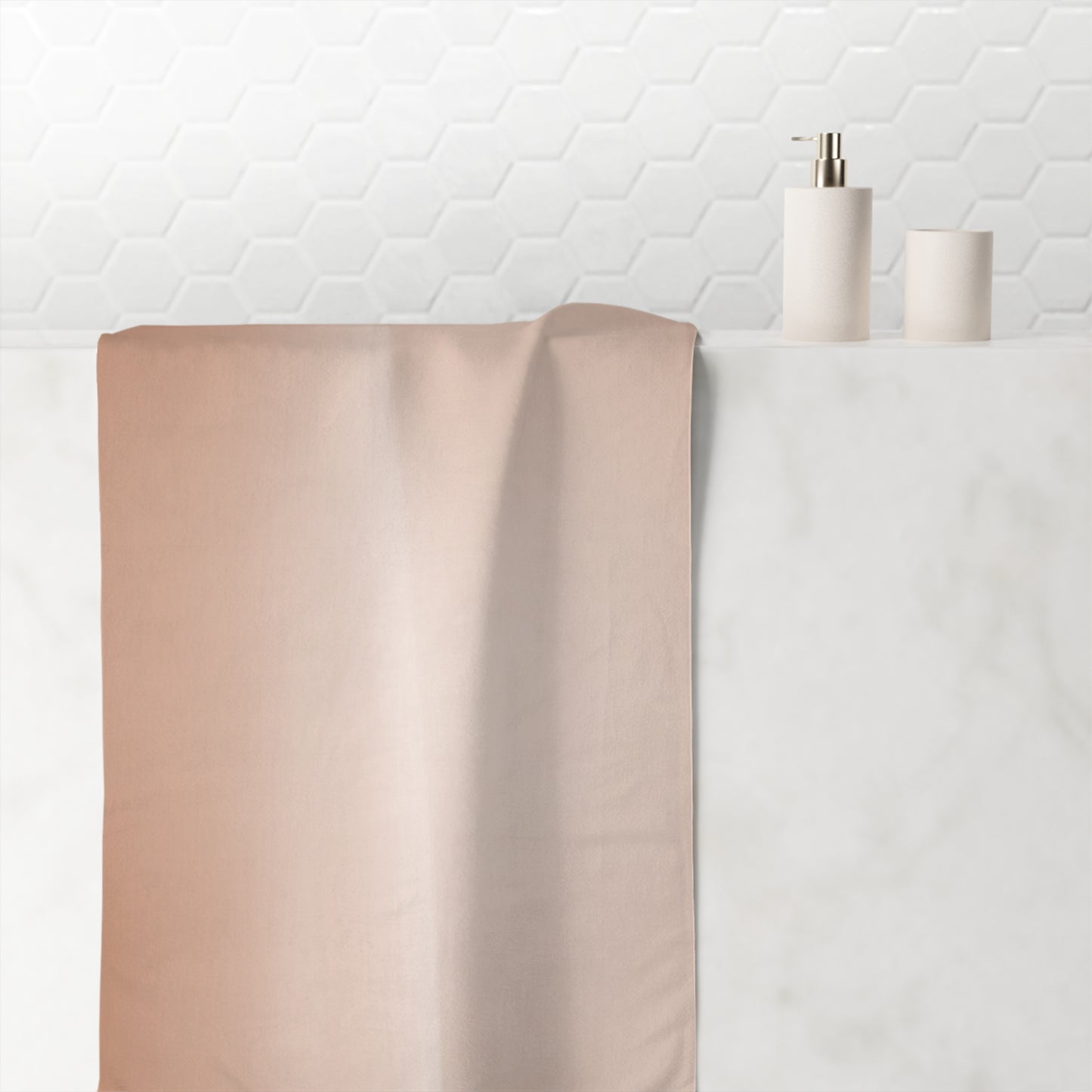 Soft Fade 30" x 60" Mink-Cotton Towel (50% polyester, 50% cotton)