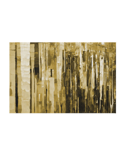 Striped Light Brown Outdoor Rug, 24" x 36"