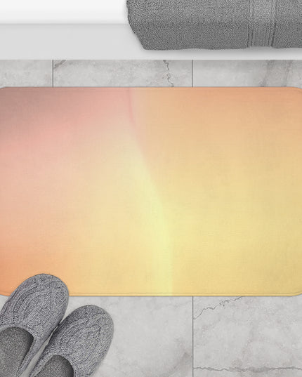Hot Peach Fade 34" x 21" Bath Mat