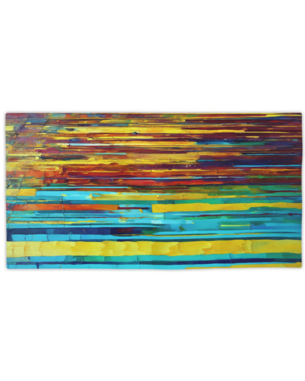 Striped Alpha Beach Towel, 18" x 27"
