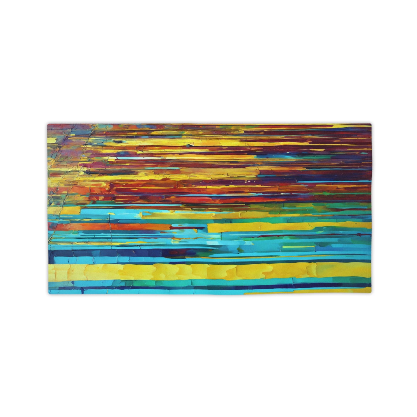 Striped Alpha Beach Towel, 18" x 27"