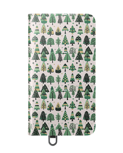 Mini Vintage Green Trees Flip Cases, Samsung Galaxy S24