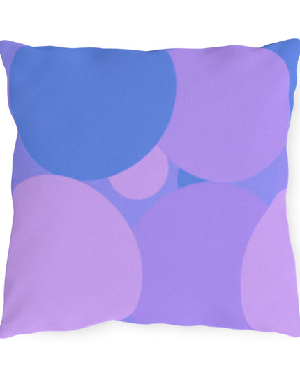Pastel Purple Family Patches 16" x 16" Outdoor Pillow