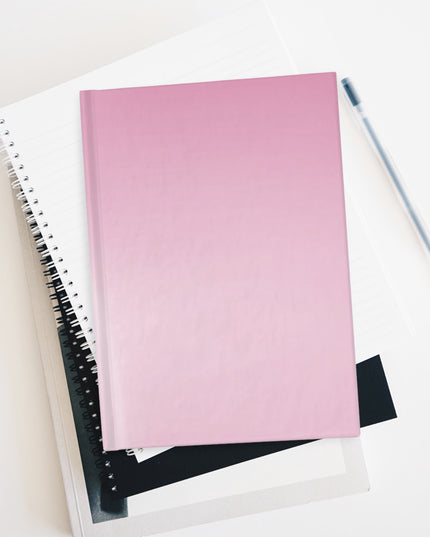 Pink Blush Fade 5" x 7" Journal - 128 Blank pages