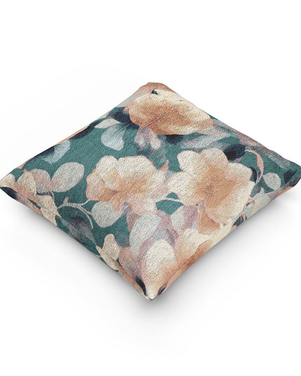 Lemongrass Florals Woven Pillow, 17" x 18"