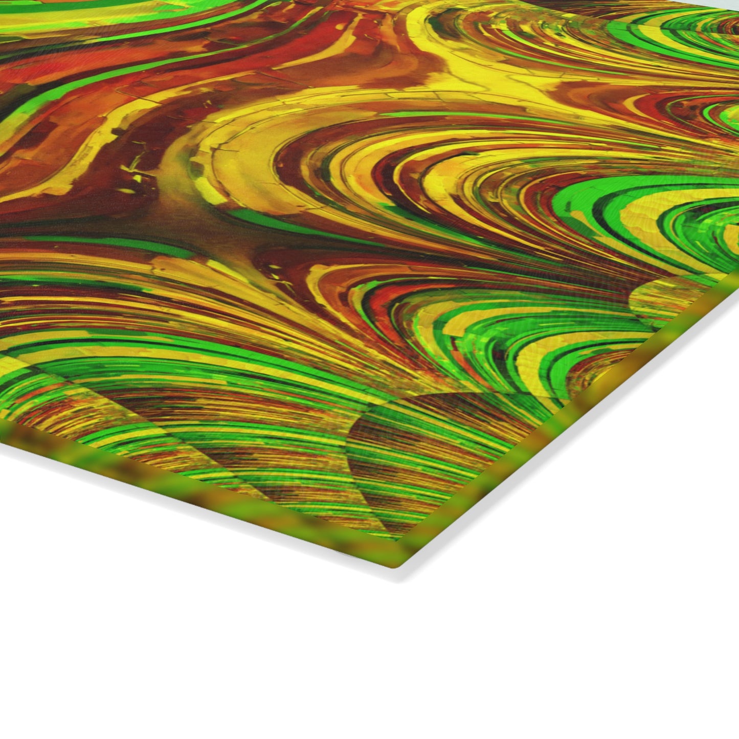 Uzi Spiral Beta 8" x 11" Glass Cutting Board
