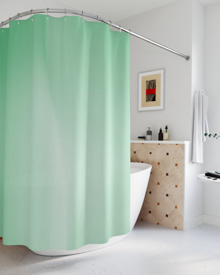 Mint Fade Shower Curtains, 71" x 74"