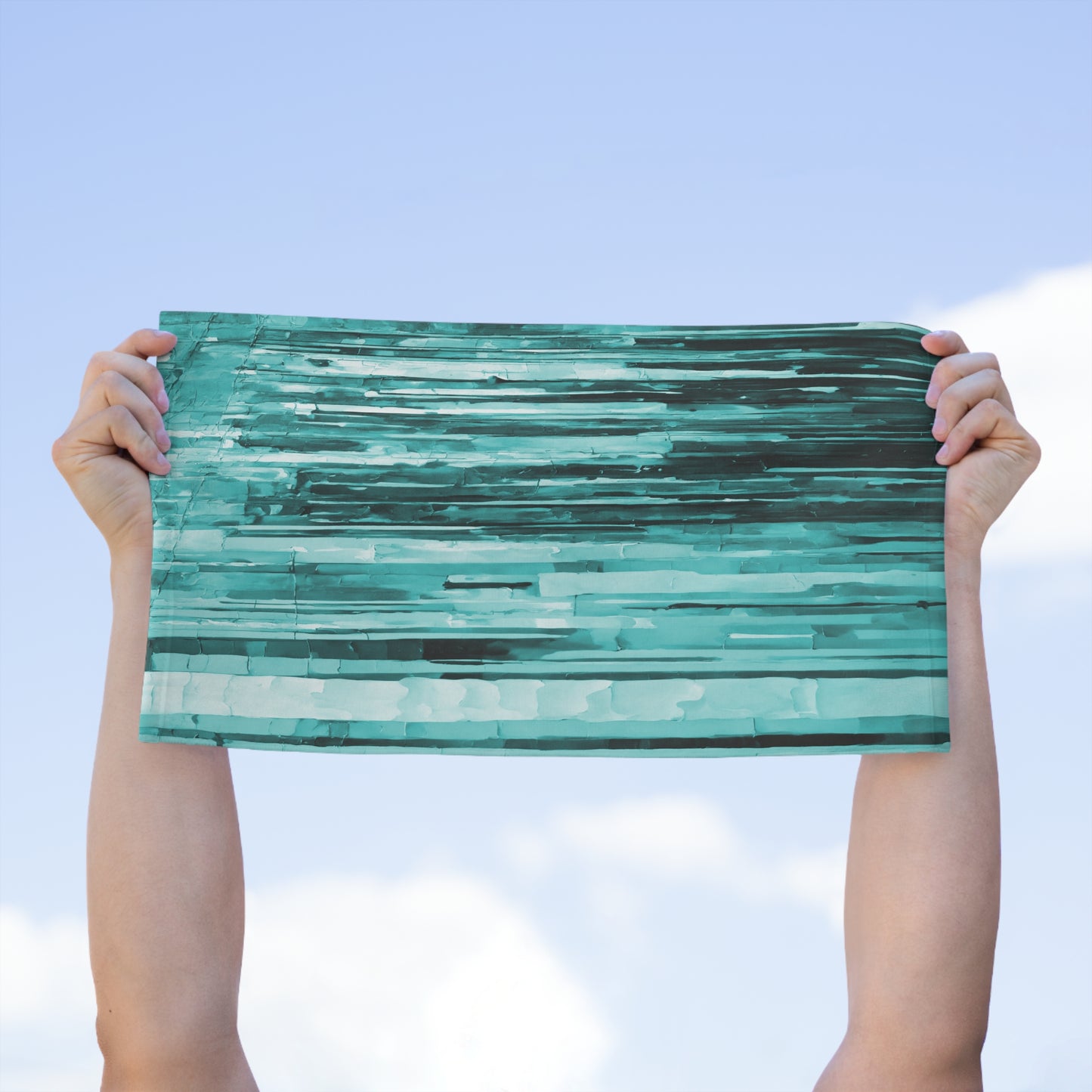 Striped Tif Rally Towel, 11" x 18"