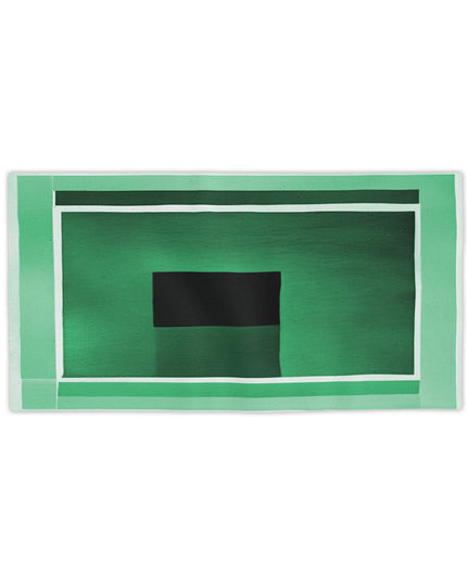Mint Green Shadow Beach Towel, 24" x 44"
