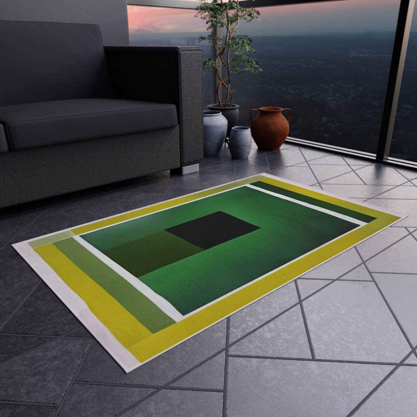 Alpha Shadow 36" x 60" Outdoor Rug