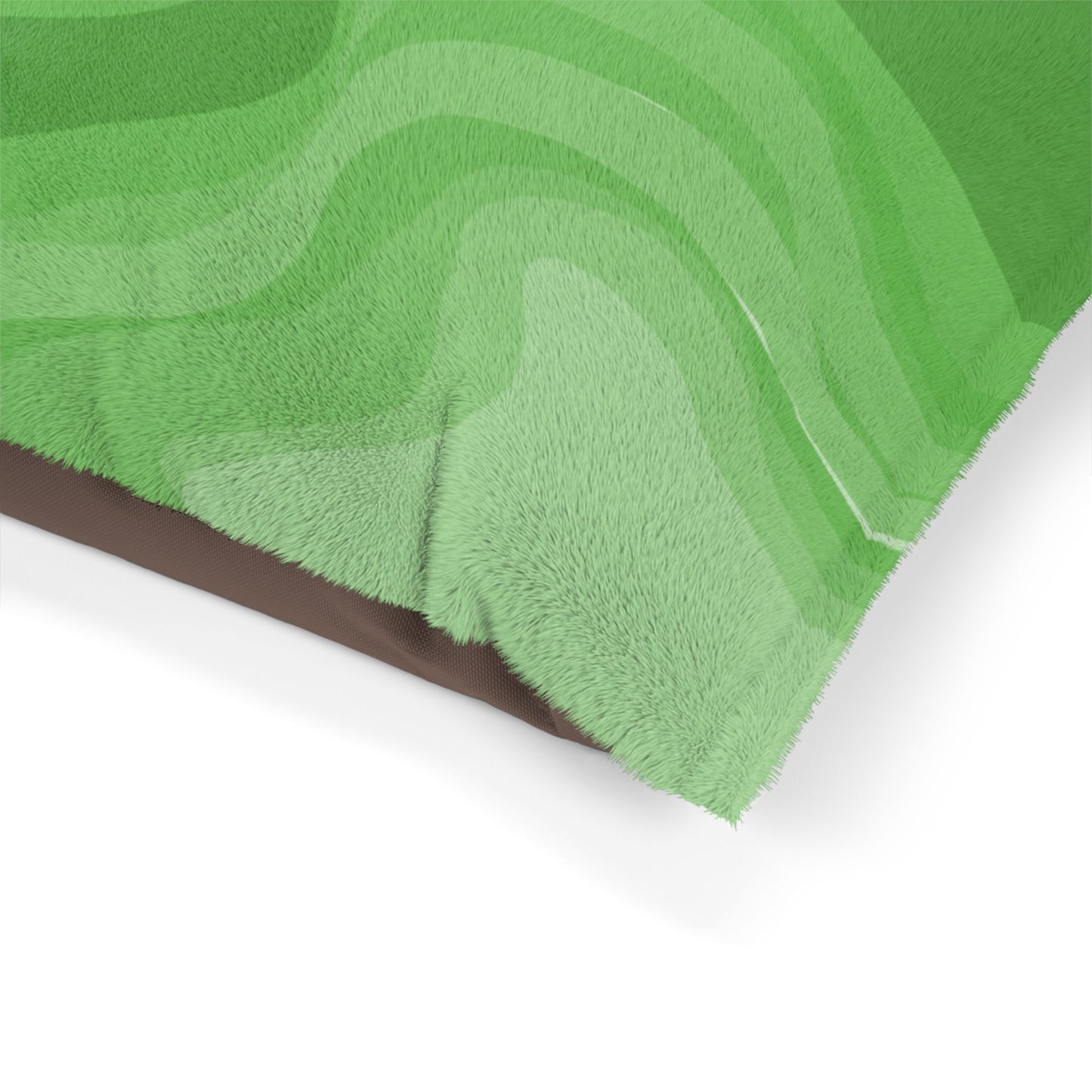 Greenie Meanie Wavey 28" × 18" Pet Bed