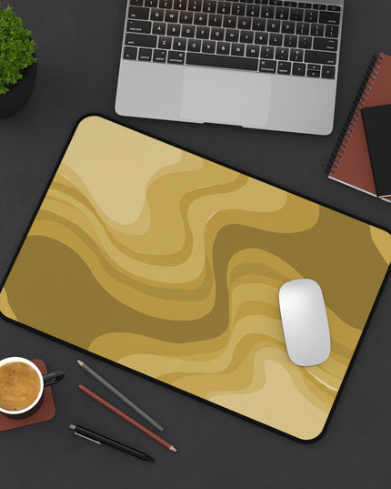 Brown Wavey 12" x 18" Desk Mat