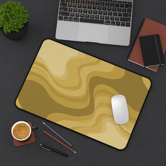 Brown Wavey 12" x 18" Desk Mat