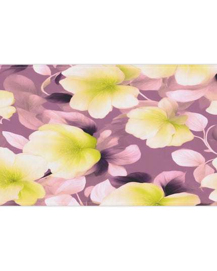 Lemon Blossom Floral Bunch Tea Towels (cotton, poly), 18" x "30