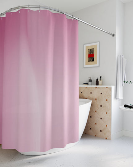 Pink Blush Fade Shower Curtains, 71" x 74"