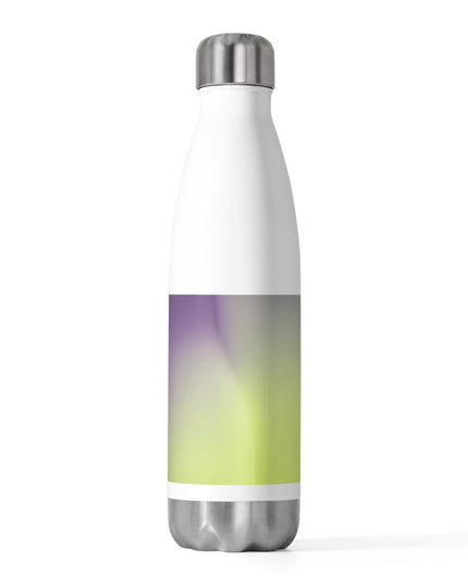 Purple Golden Fade 20oz Insulated White Water Bottle