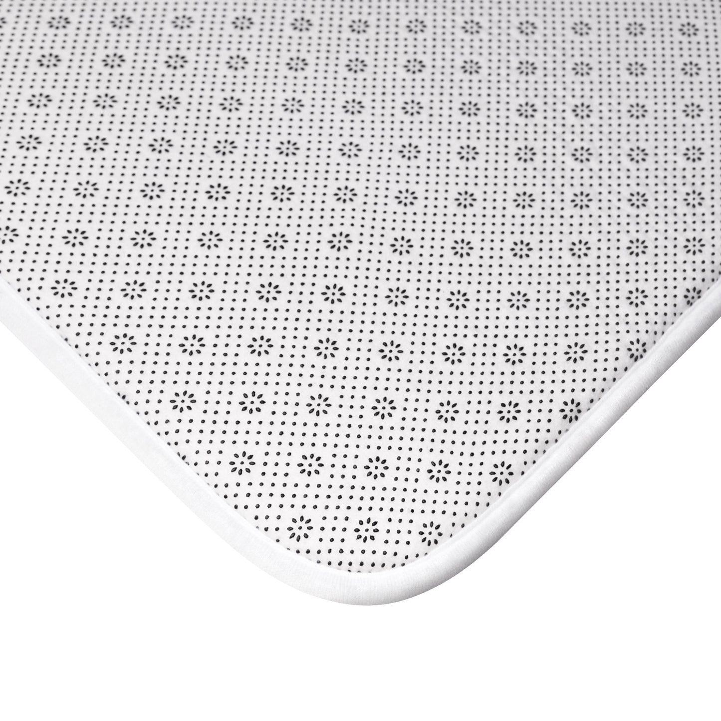 Sky Blue Wavey 24" x 17" Bath Mat