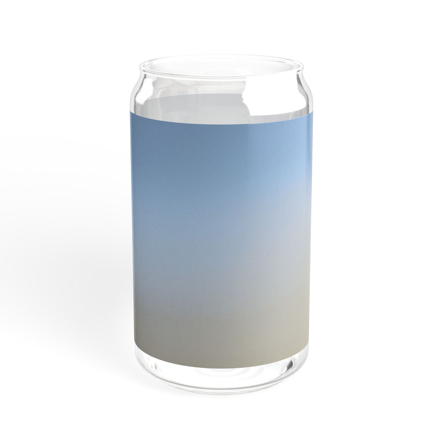 Cobalt Fade Sipper Glass, 16oz