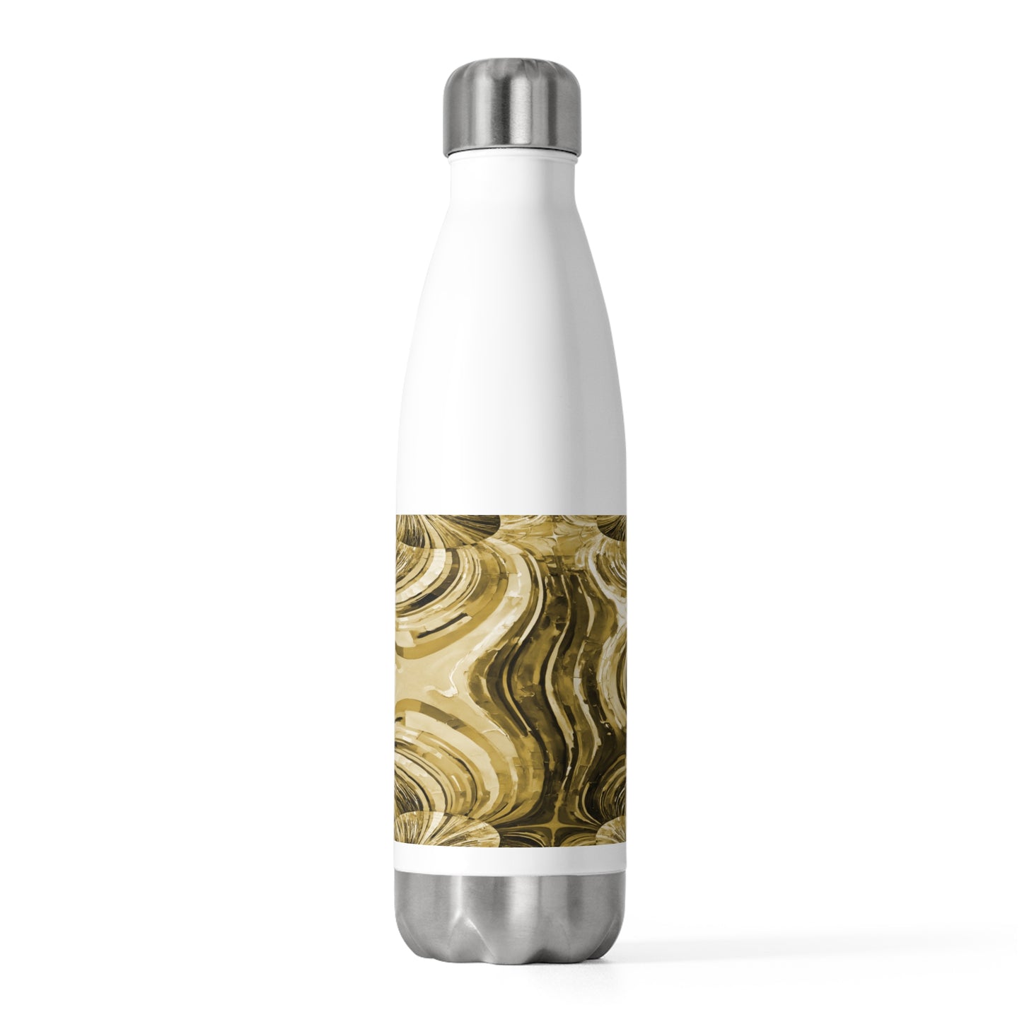 Uzi Spiral Light Brown 20oz Insulated Water Bottle
