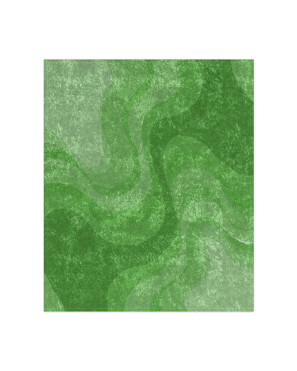 Greenie Meanie Wavey 50" x 60" Crushed Velvet Blanket