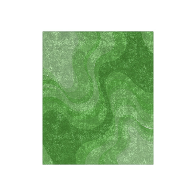 Greenie Meanie Wavey 50" x 60" Crushed Velvet Blanket