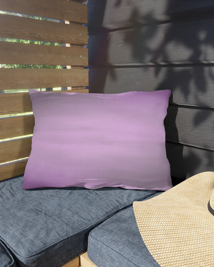 Dark Pink Sea Amethyst Fog 20" x 14" Outdoor Pillow