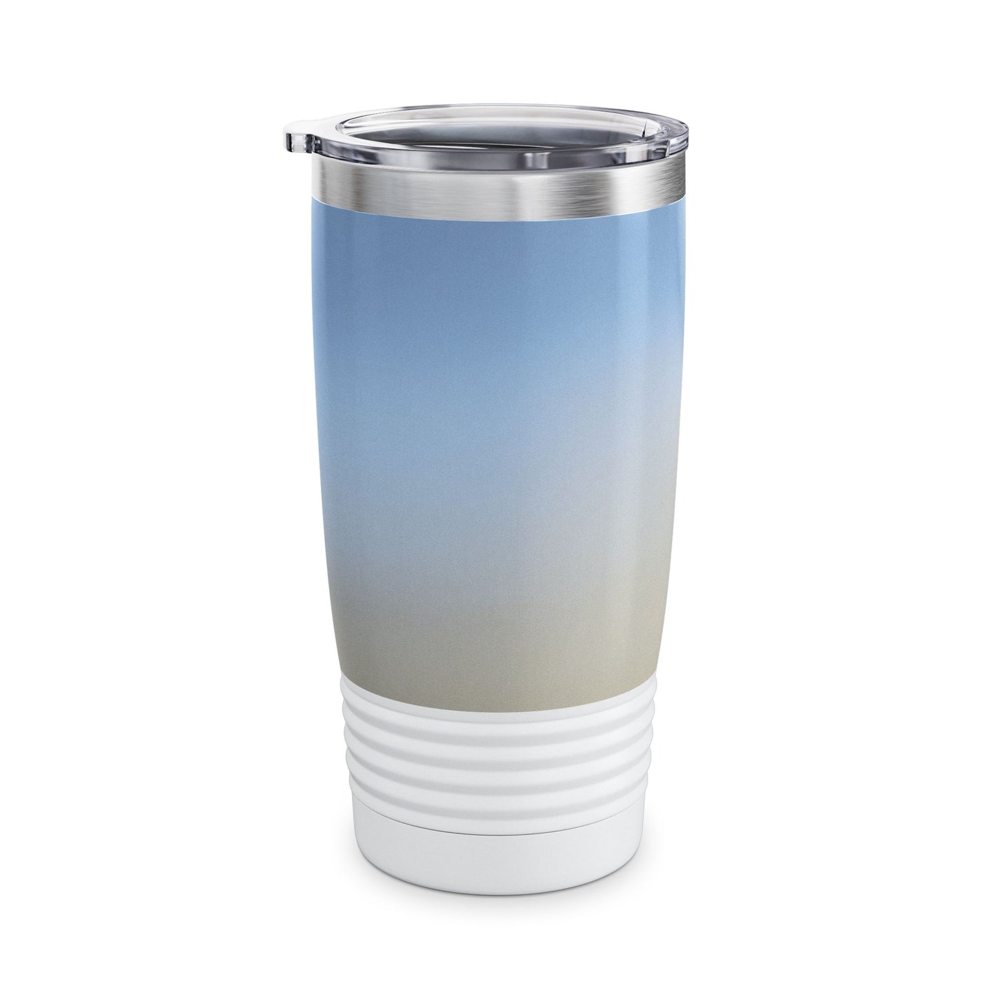 Cobalt Fade Ringneck Tumbler, 20oz in white, steel and black