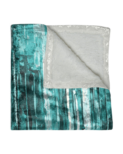 Striped TIf 50" x 60" Crushed Velvet Blanket