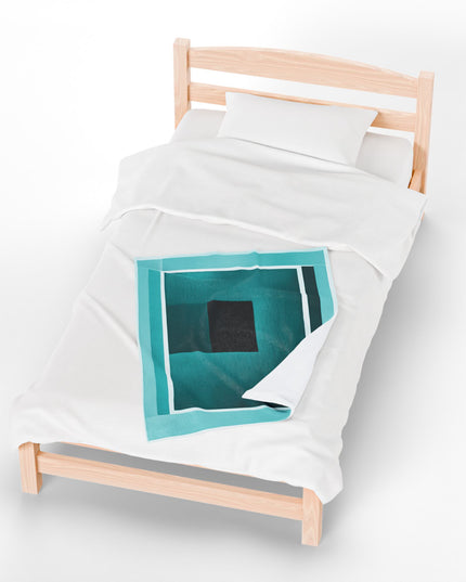 Tif Shadow Velveteen Plush Blanket, 30" x 40"