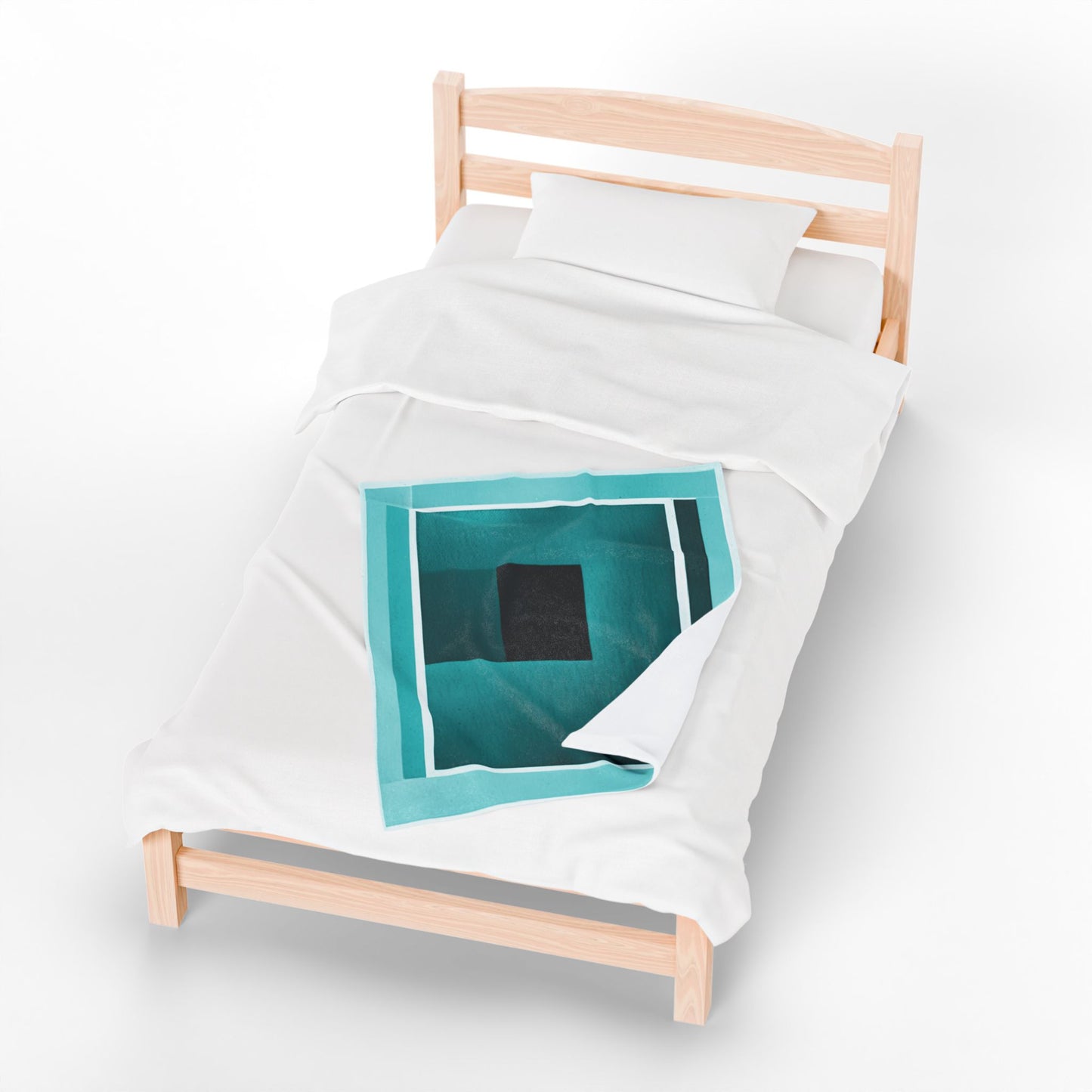 Tif Shadow Velveteen Plush Blanket, 30" x 40"