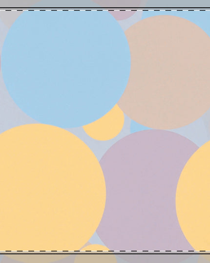 Pastel Baby Blue and Peach Patches 22" x 22" Cotton Twill Napkin