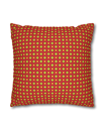 Late Evening Star-crossed Bodies Spun Polyester Square Pillowcase, 14" x 14"