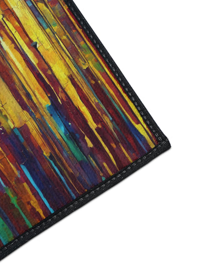 Striped Alpha 18" x 24" Heavy Duty Floor Mat