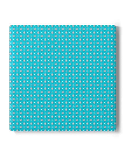 Tif Green Star-crossed Bodies Square Ceramic Coaster, 4" x 4"