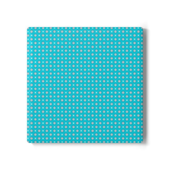 Tif Green Star-crossed Bodies Square Ceramic Coaster, 4" x 4"