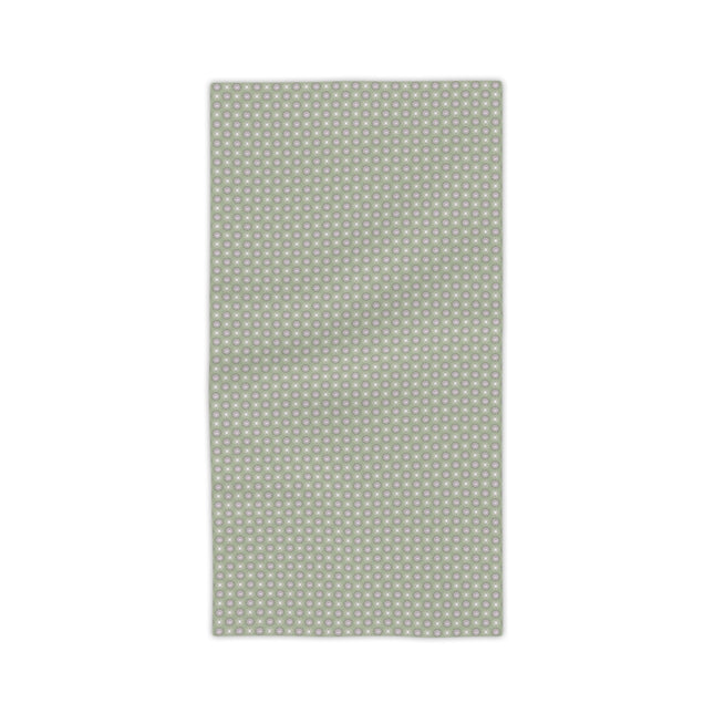 Olive Star-crossed Bodies Beach Towel, 24" x 44"